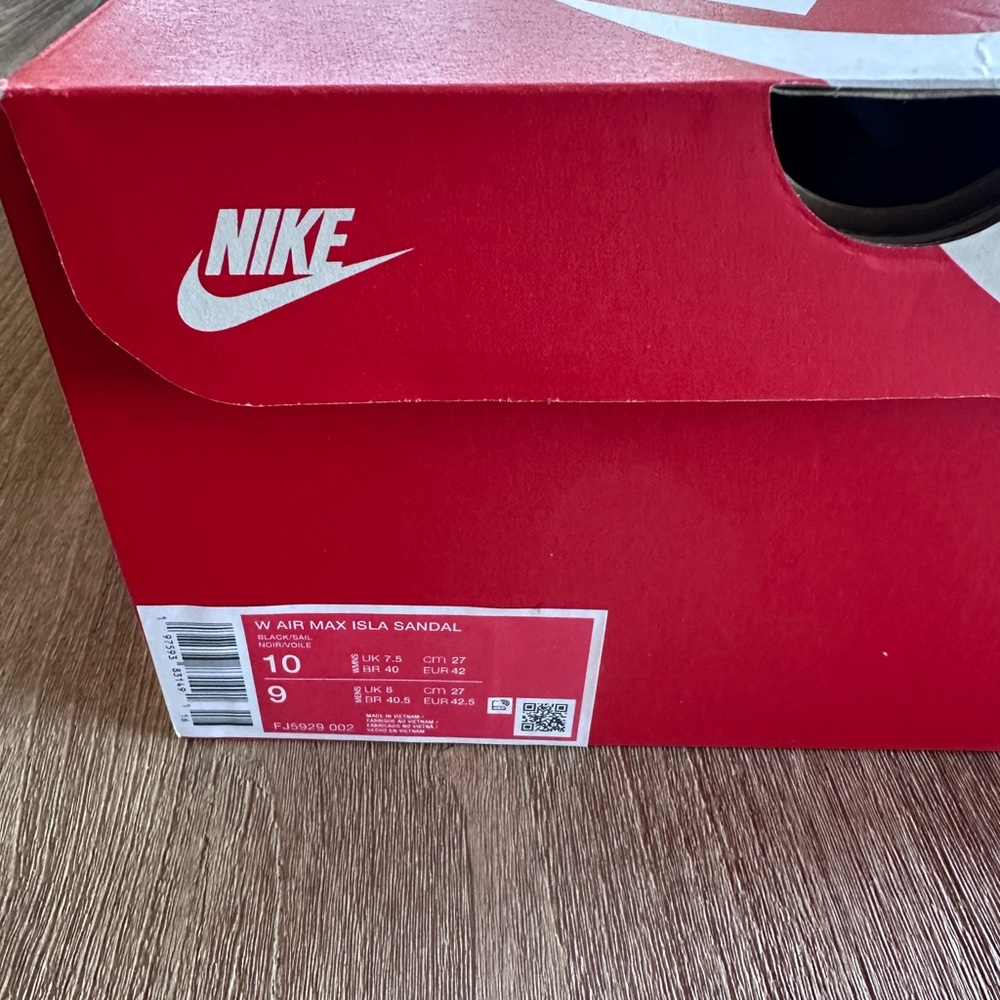 Nike Air Max Isla Platform Sandals Black Women's 10 - Picture 14 of 16